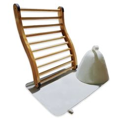 New Non-Toxic Cedar Sauna Backrest for Barrel or Infrared Sauna, with Felt Sauna Hat and Seat Pad, Anti-Slip Sauna Accessory (1 Pack)