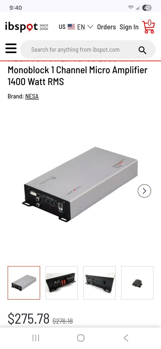 Mono Block Amplifier