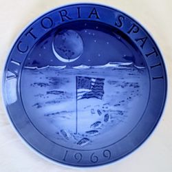 Apollo 11 Moon Landing Plate (1969)
