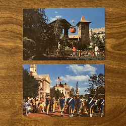 Vintage Disney World unposted postcards