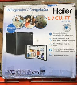 Haier 1.7-cu. Ft. Refrigerator, Black