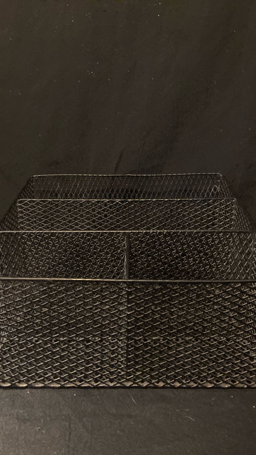 Metal office desk organizer