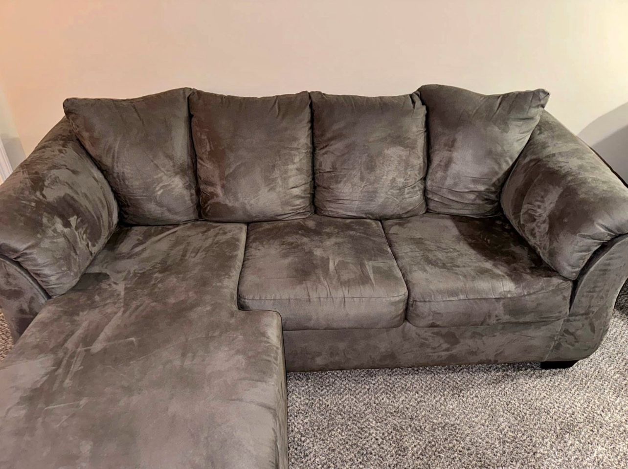 Couch with Ottoman