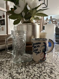 Texas Mug And Boot Glass 