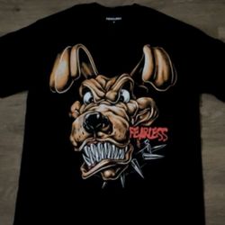 Premium Limited Edition T- Shirt Of A Dog Symbolyzing Fearless - Brand NewFengurry Clothing Brand 