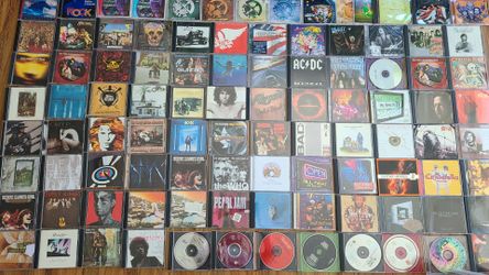 Huge Classic Rock Collection Over 100 music cds