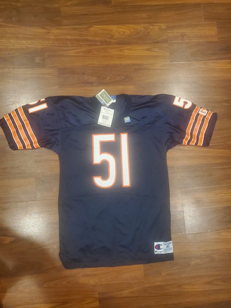 Vintage CHICAGO BEARS JERSEY #51 Dick Butkus Sz/40 Small Champion