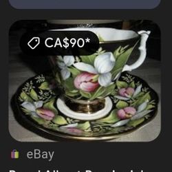 Vintage Floral Tea Cups.