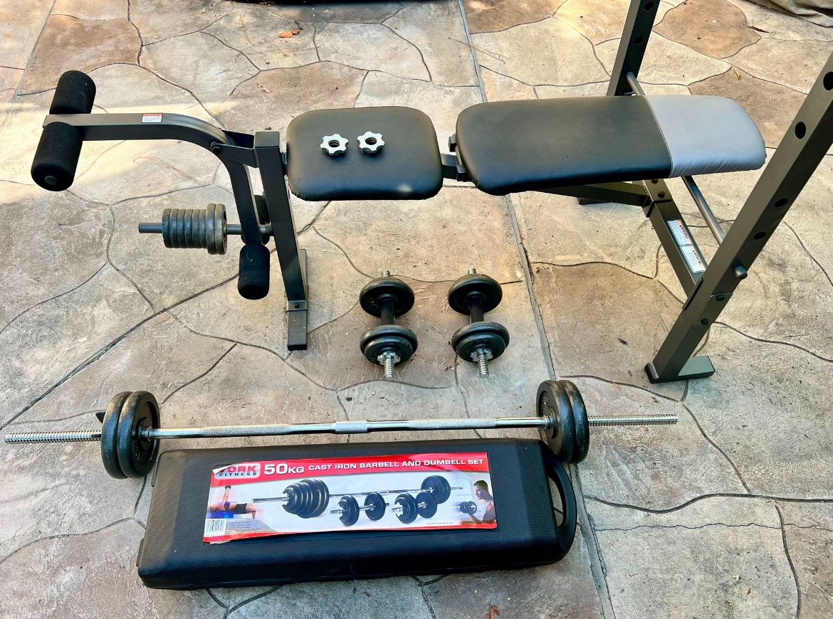 Weight Set With Bench (complete)