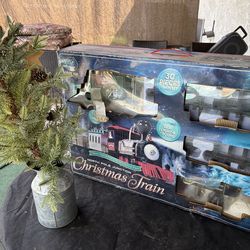 Small Xmas tree and train