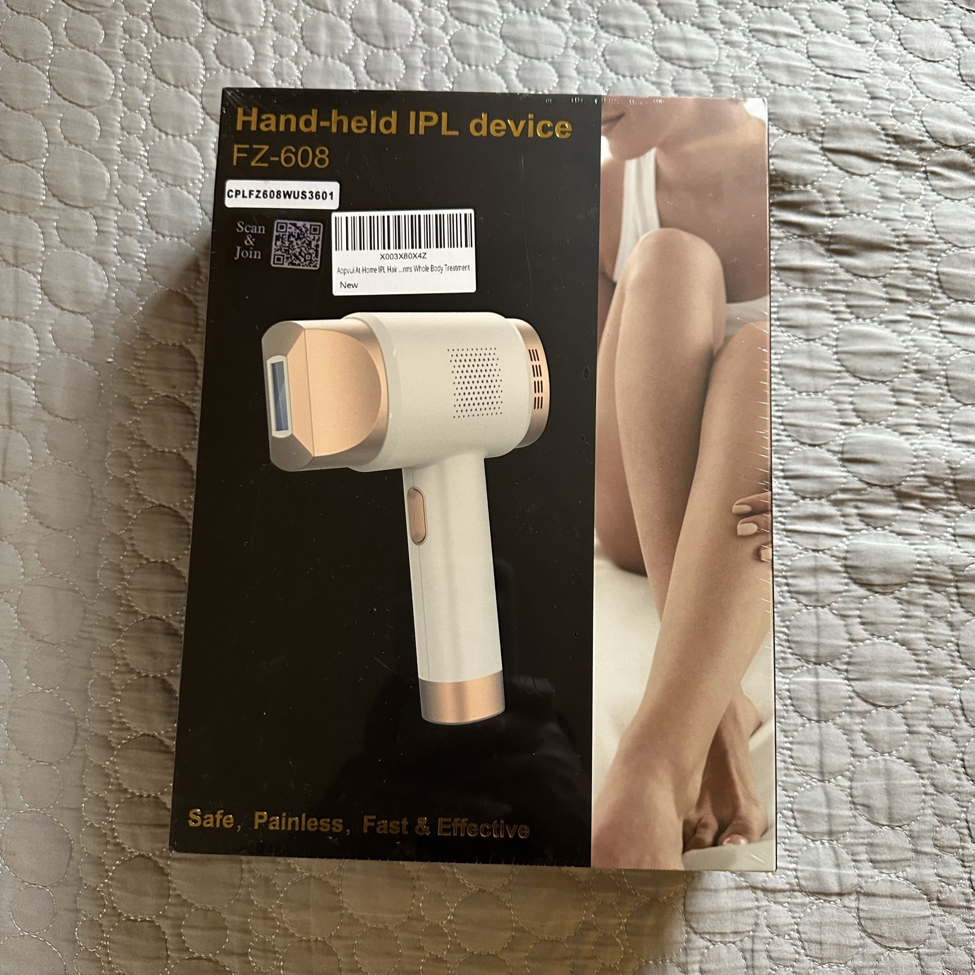 New Aopvui IPL Laser Hair Removal for Women and Men, at-Home Permanent Hair Removal Device 999999 Flashes Hair Remover for Whole Body Use