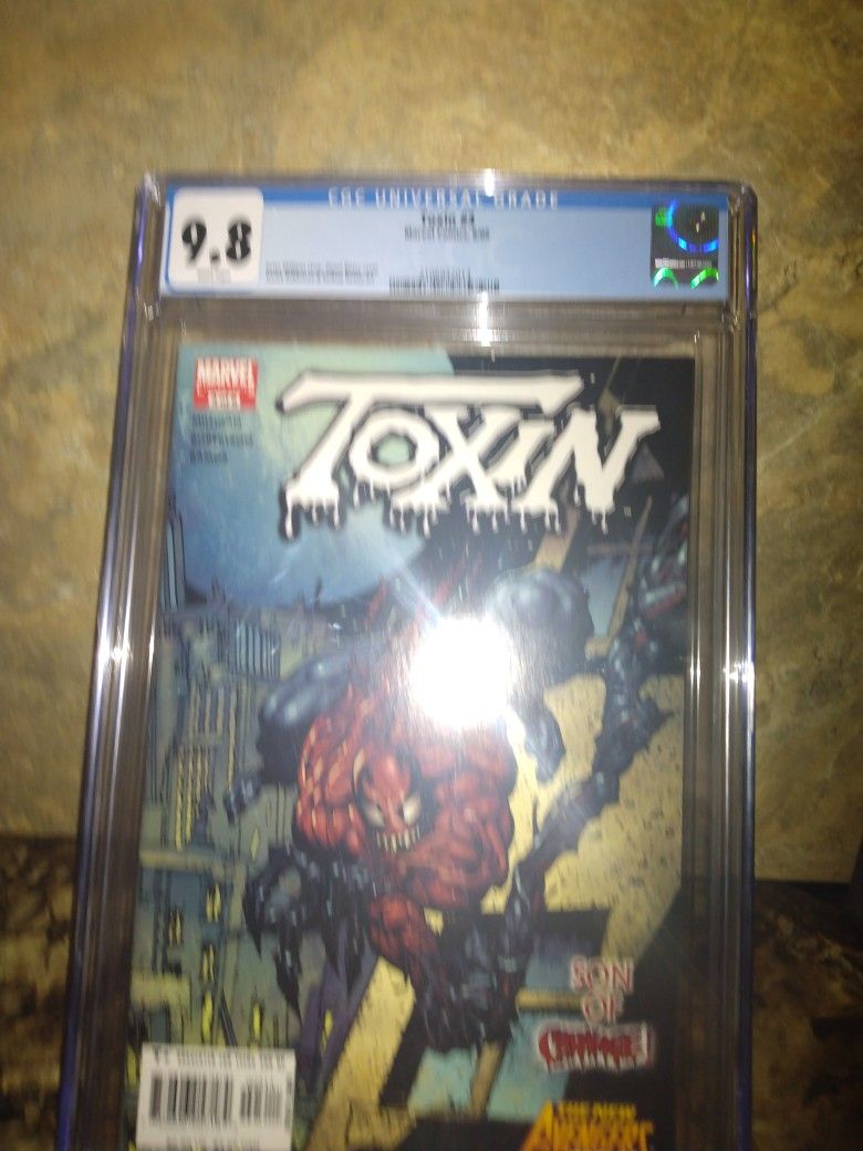 Toxin #3 Cgc Graded Comic Book 9.8