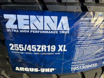 Zenna 255/45/19 set of 4