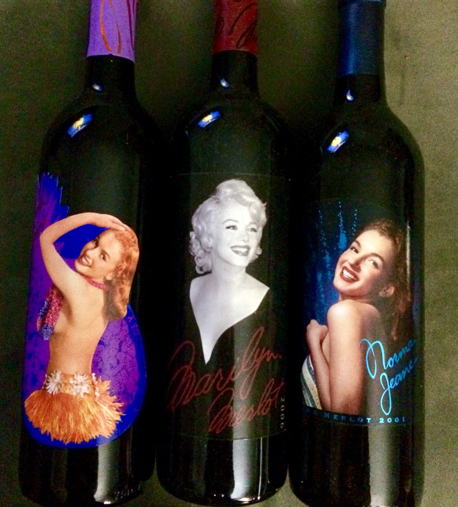 Marilyn and Norma Jeane bottles.