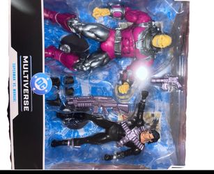 DC Multiverse DC Superman vs Mongul 2-Pack Set w/ Alternate Hands & Gun