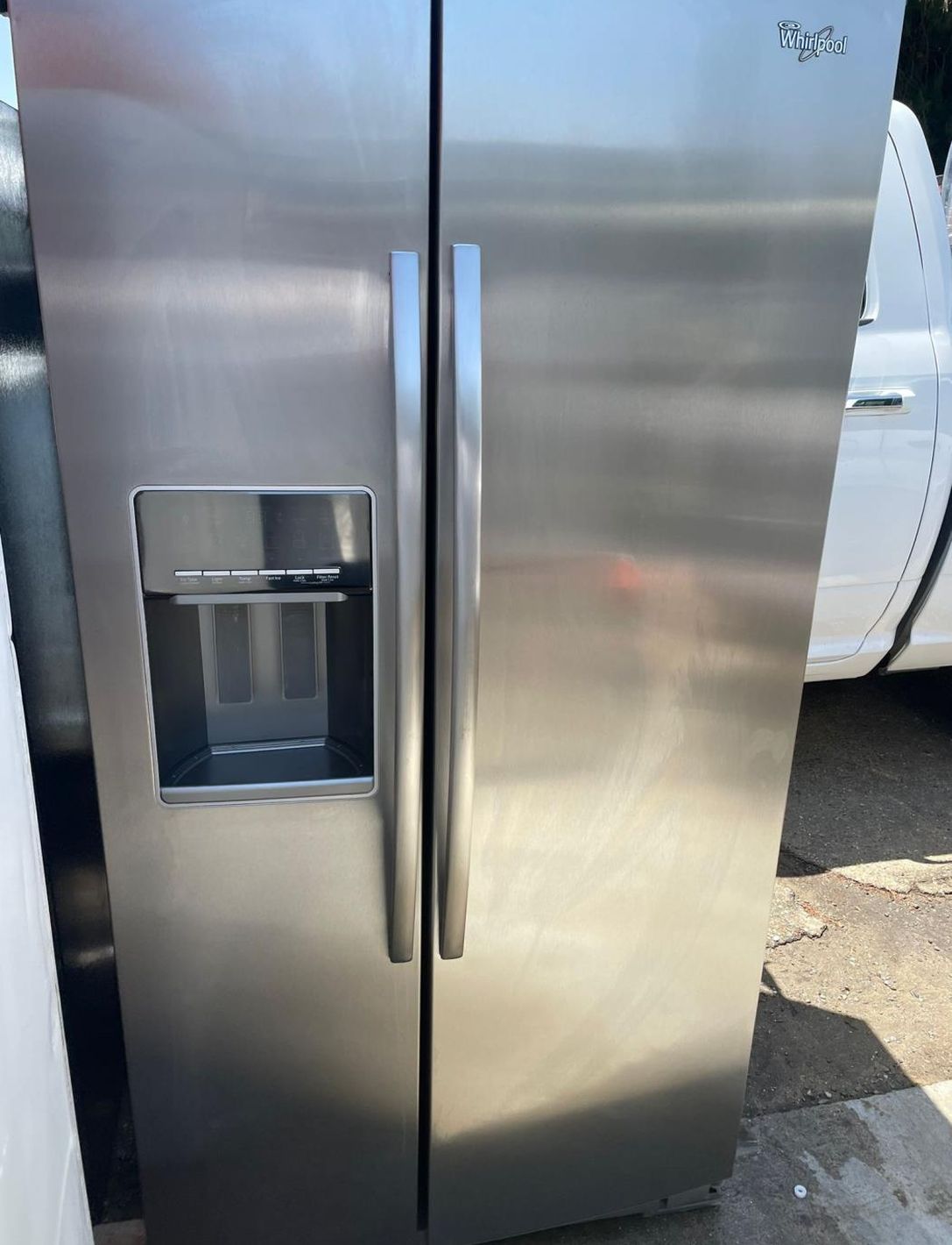 Whirlpool Side By Side Stainless Steel Fridge
