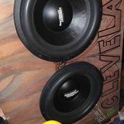 2 Resilient Sounds 15” Platinum Series In A Custom Tuned To 30 Hertz  Box