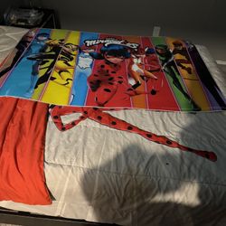 Miraculous Lady Bug Full Set Comforter 