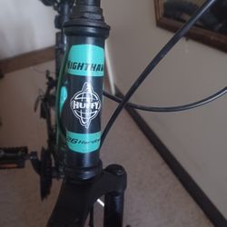 HUFFY MOUNTAIN  MENS BIKE, 18 SPEED, 26 INCH,USE BUT STILL LOOKING GOOD, NEW TIRES,ONLY PICK UP 