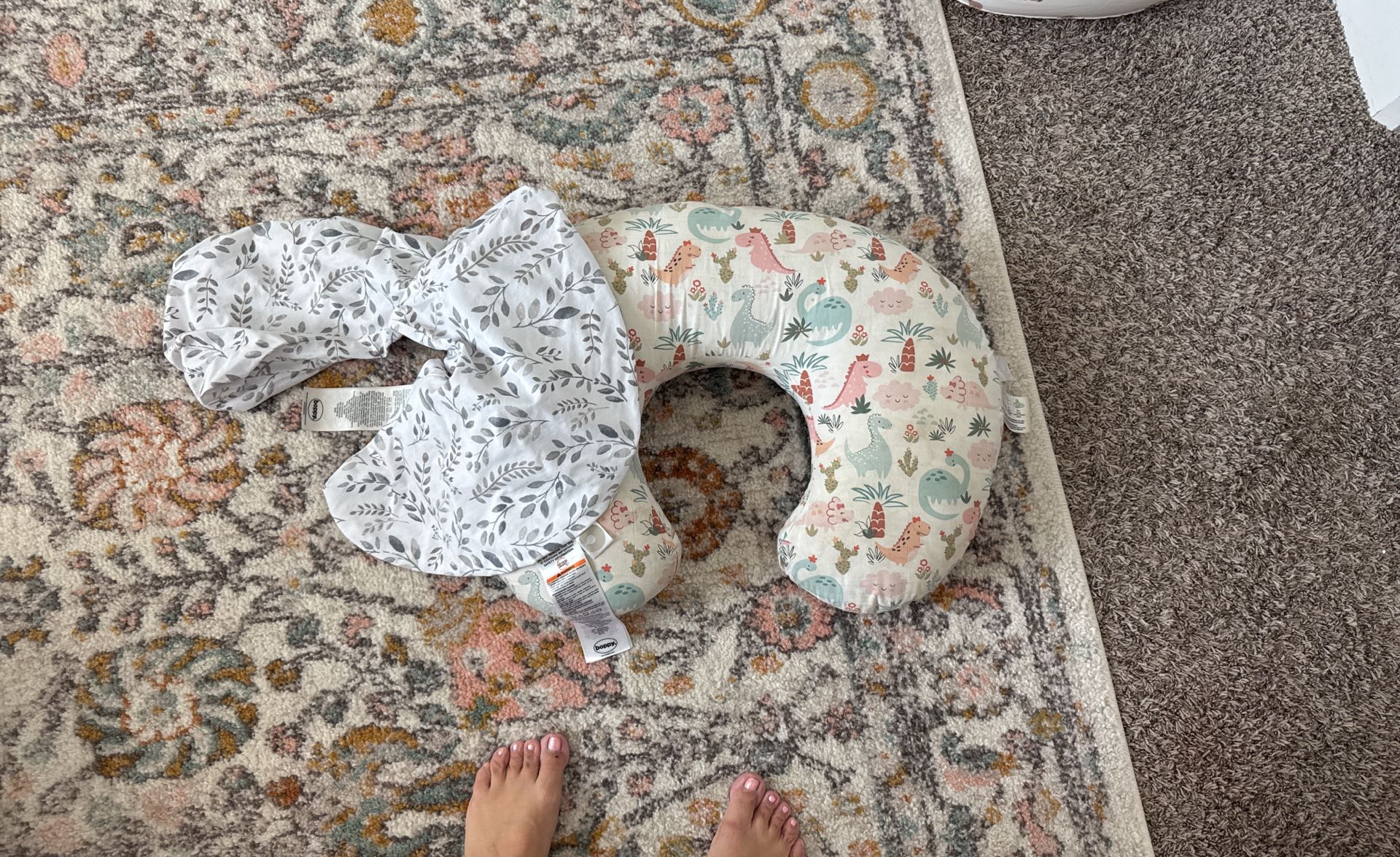 Boppy Pillow With Extra Cover 
