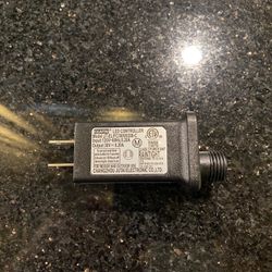 CZJUTAI Power Supply Raintight 30VDC 0.20A for LED Holiday Lights w/Timer Button