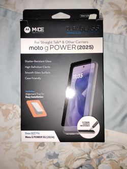 Moto G Powered 2025 For Straight Talk And Other Carriers Shatter Resistant Glass