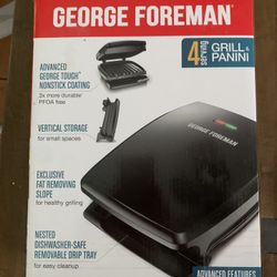 George Foreman 4 Serving Grill and Panini Press 
