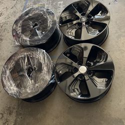16” Hyundai Kia Rims Gloss Black,,,,firm Price,,,,