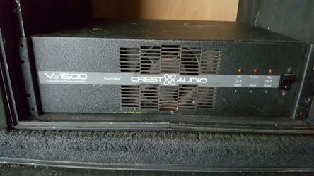 Crest audio vs1500 amplifier / dj equipment $325