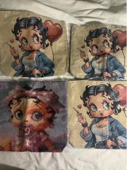 Betty Boop tote bag(large)