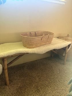 Moses reed natural basket