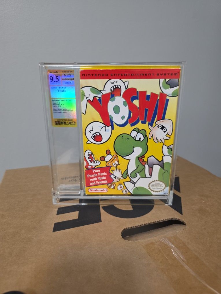 Yoshi For NES Graded 9.5 Collectible