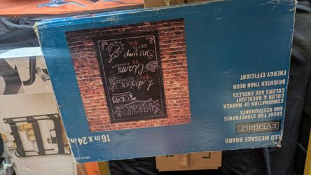 Everbilt LED Message Board 16x24 in