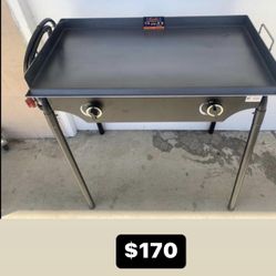 New Griddle With Double Burners Stove/ Nuevo En Especial