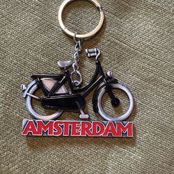 Amsterdam Bicycle Keychain