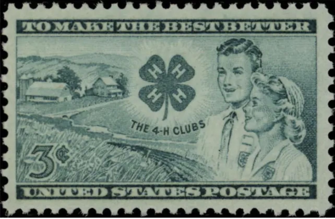 Postage Stamps 4-H CLUBS To Make the Best Better - 1952
