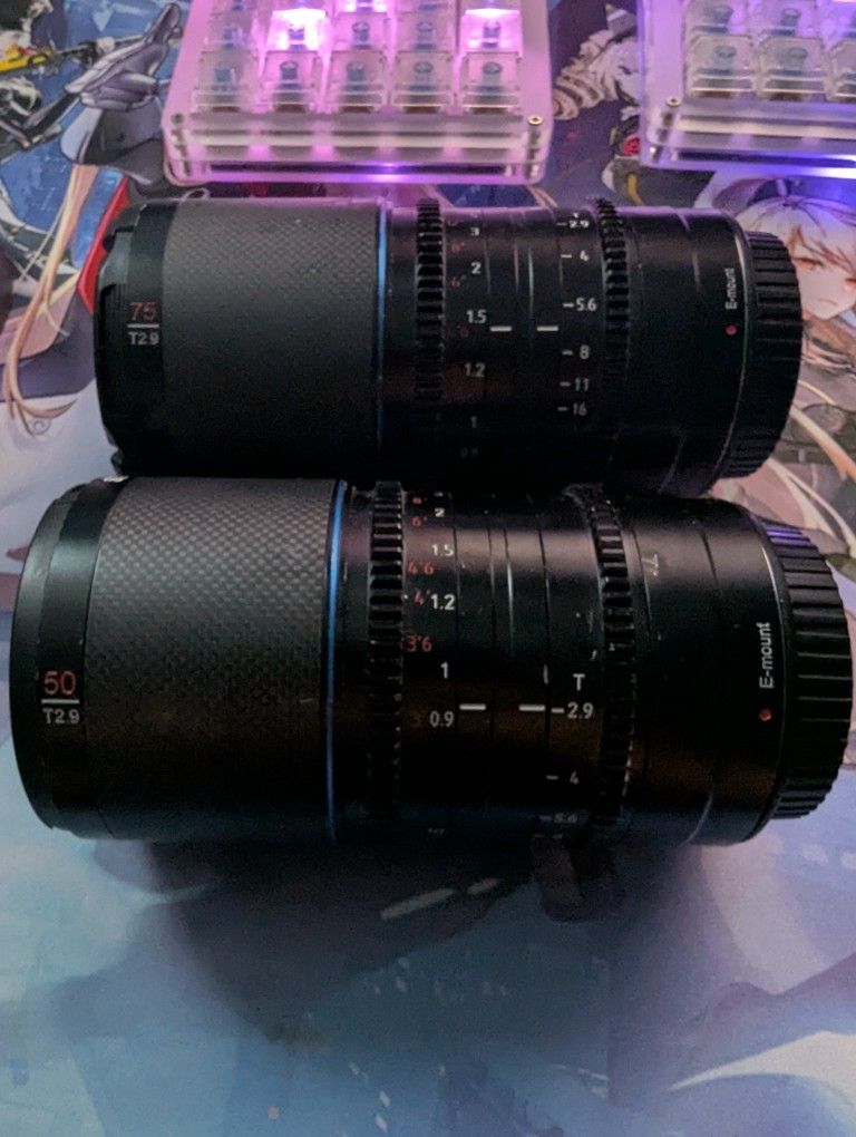 Sirui Saturn Full Frame Anamorphic E Mount Sony Lens 50mm 75mm