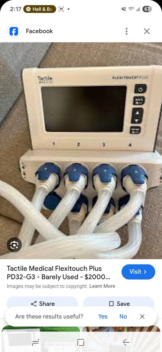 pneumatic compression device Flexitouch Plus 