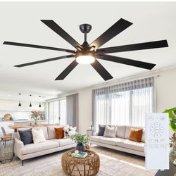 New in the box 72 inch Indoor/Outdoor Ceiling Fan with light and Remote