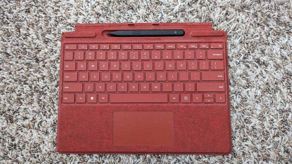 Microsoft Surface Pro Signature Keyboard with Slim Pen 2 - Red