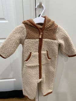 Carters Hooded Zip Hooded Jumpsuit