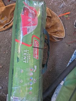 COLEMAN- ARA 4 PERSON TENT  9×7 SIZE