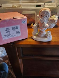 Gently Used Precious Moments " May Your Heart Be Filled With Christmas Joy "#112880