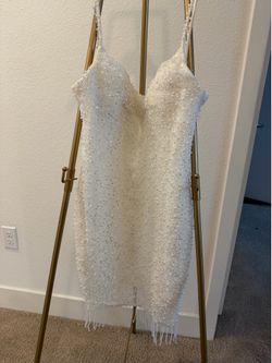 Pearly white dress