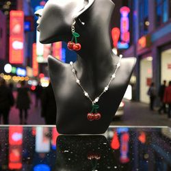 Sweet Cherry Jewelry Set