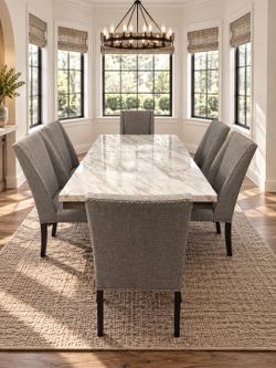 Marble Dining Table Set