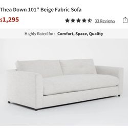 Living Spaces Thea Couch 