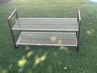 2 tier shoe rack