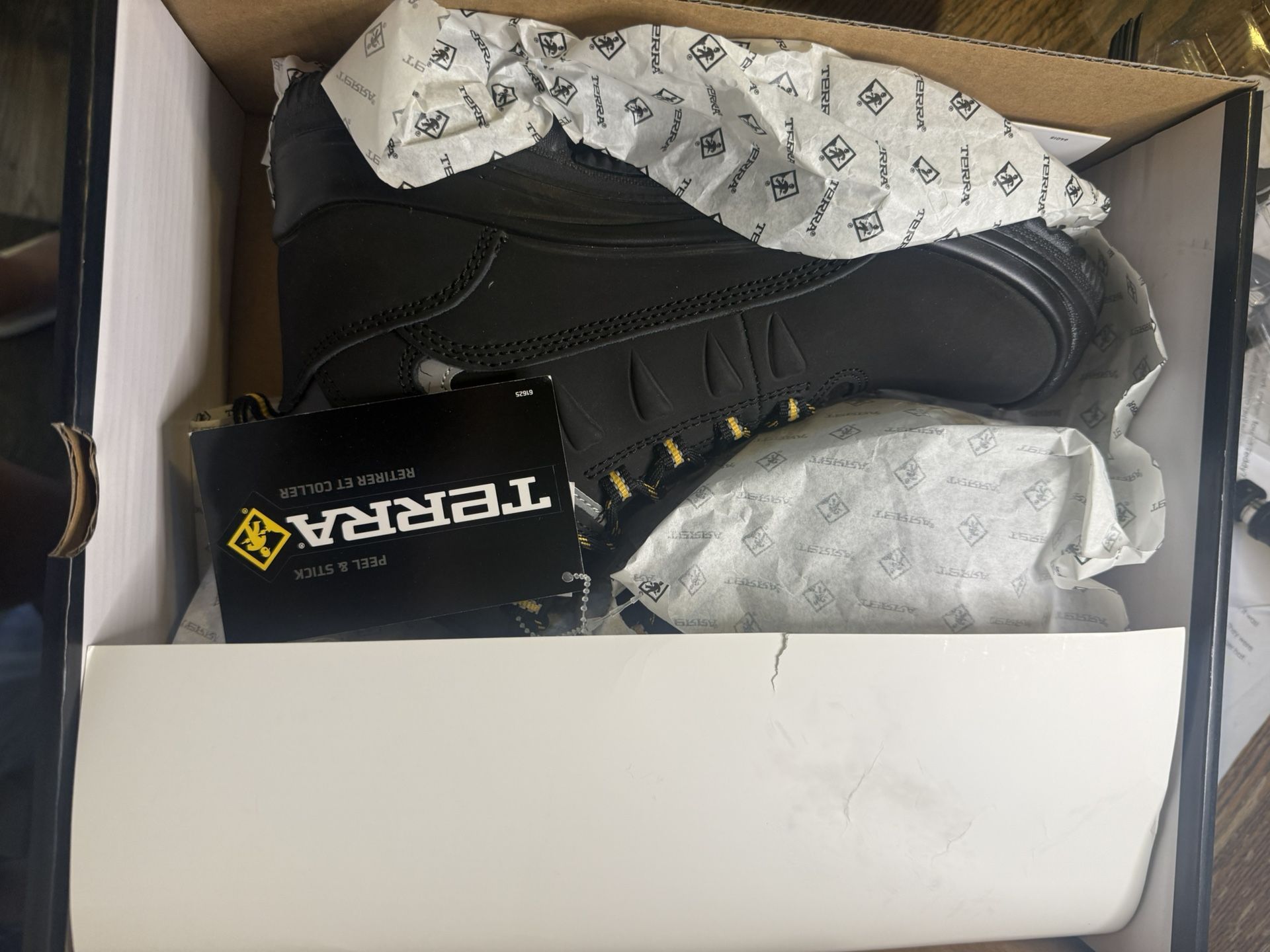 Men’s Terra Steel Toe Work Boots Never Worn Size 7