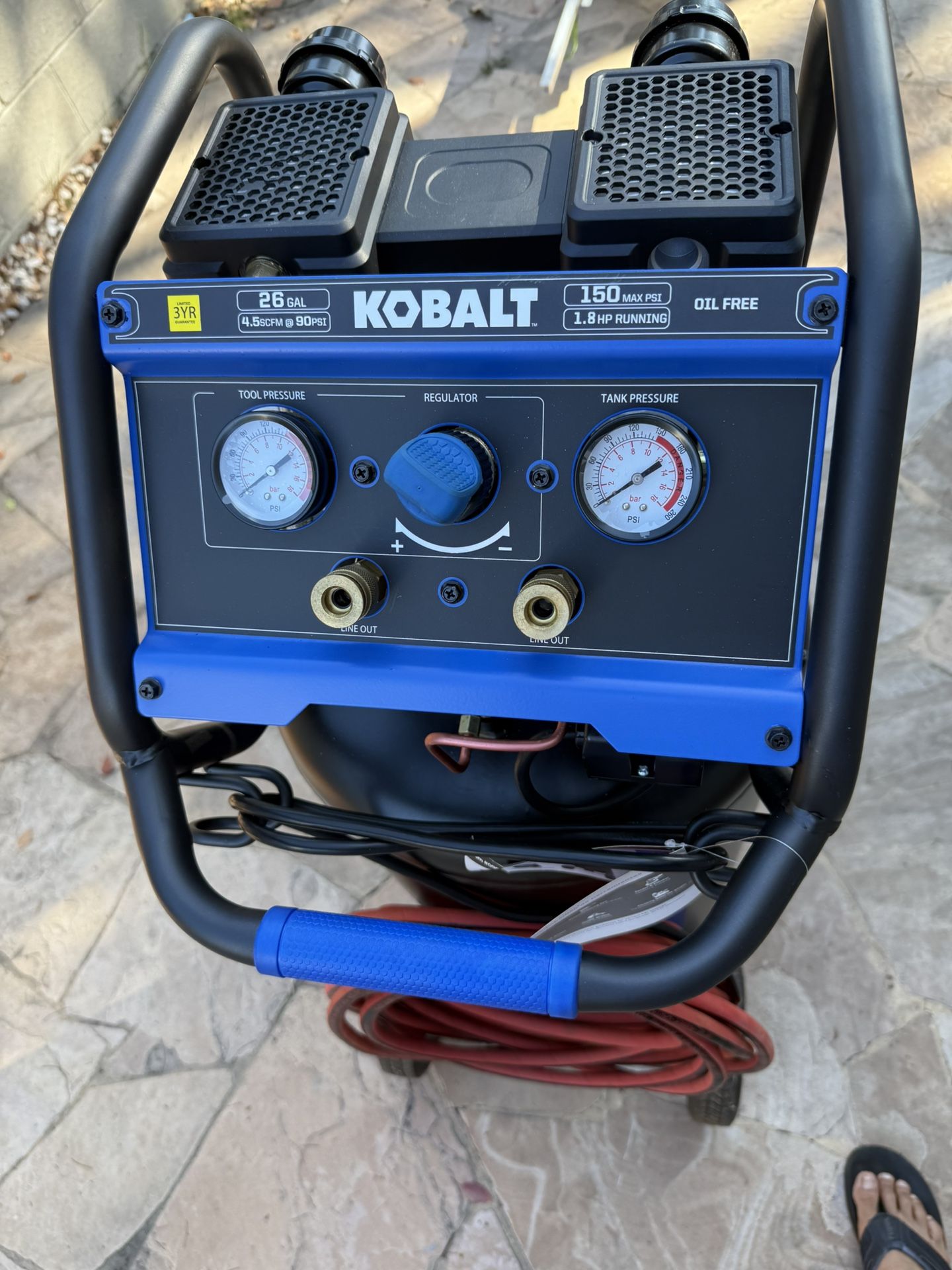 Kobalt Quiet Tech 26 Gallon Compressor